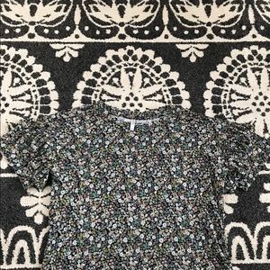 Boho flowy floral top